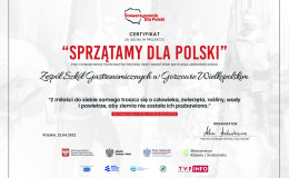 CERTYFIKAT „Sprzątamy dla Polski”