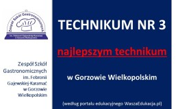 TECHNIKUM NR 3 – najlepszą szkołą w Gorzowie Wielkopolskim !
